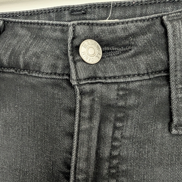 Madewell Curvy Roadtripper Supersoft Skinny High Rise Denim Jeans Size 26 Black - Picture 2 of 10